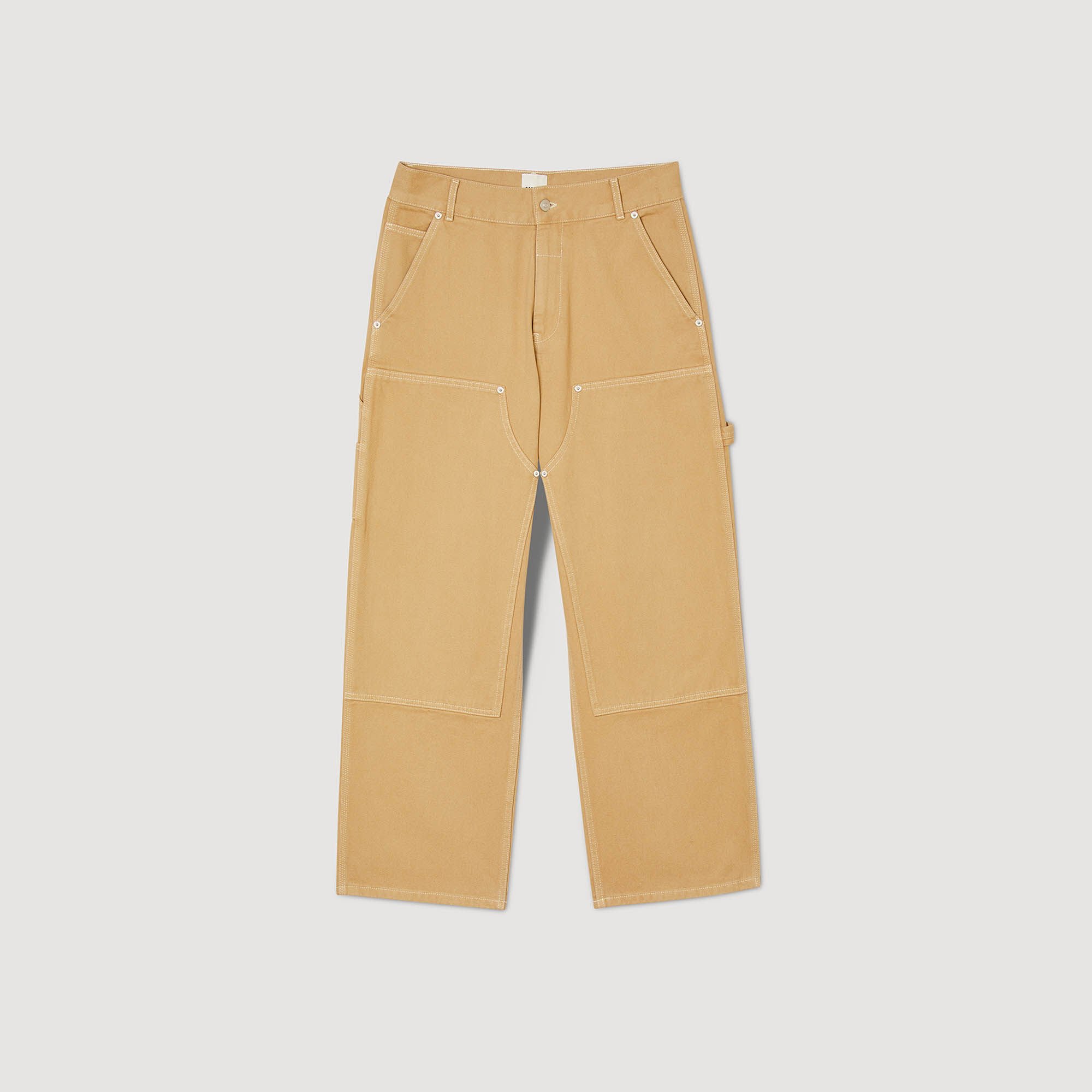 Cotton canvas carpenter trousers