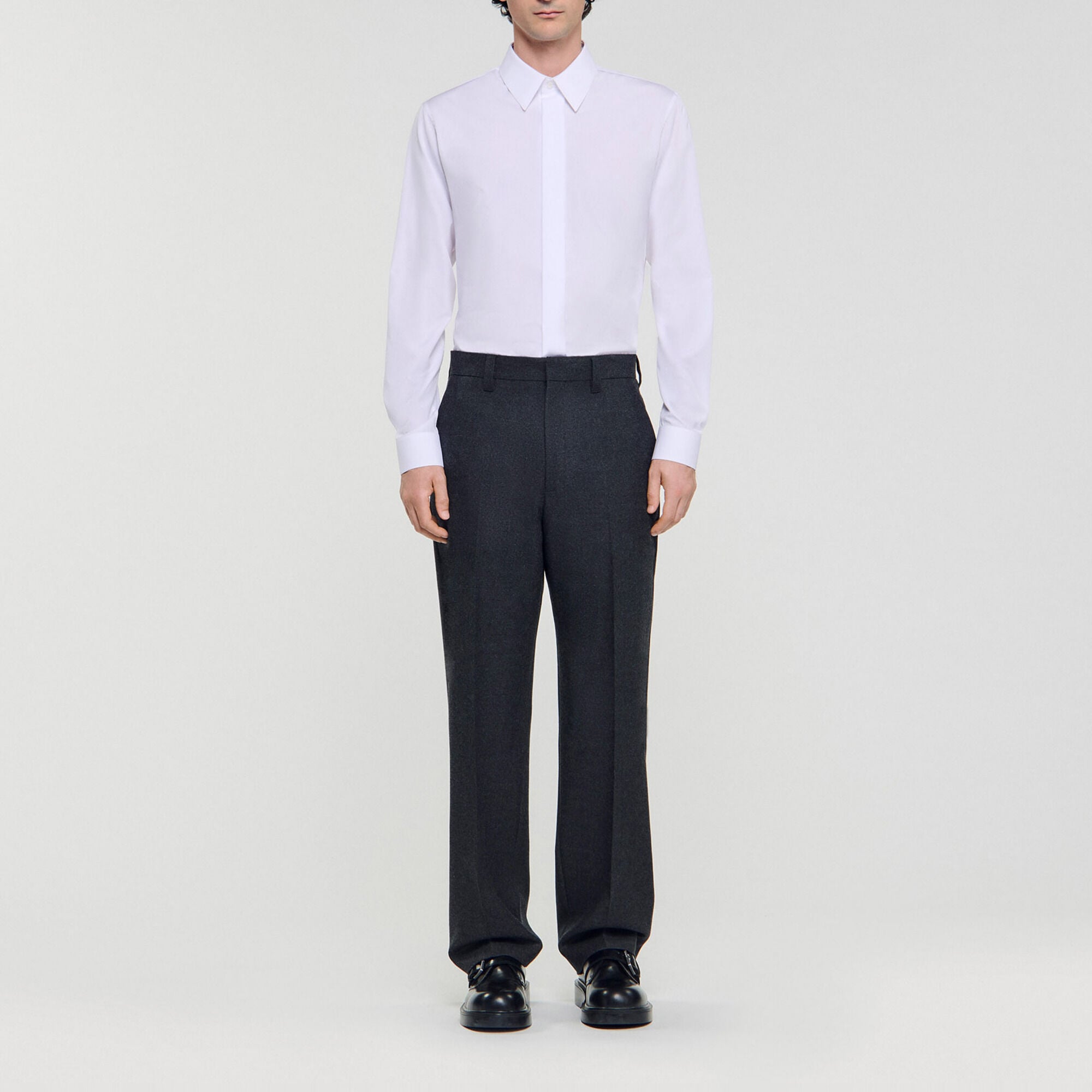 Wool suit trousers - Men | Sandro