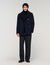 Straight-fit wool-blend coat