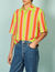 Striped flowing shirt