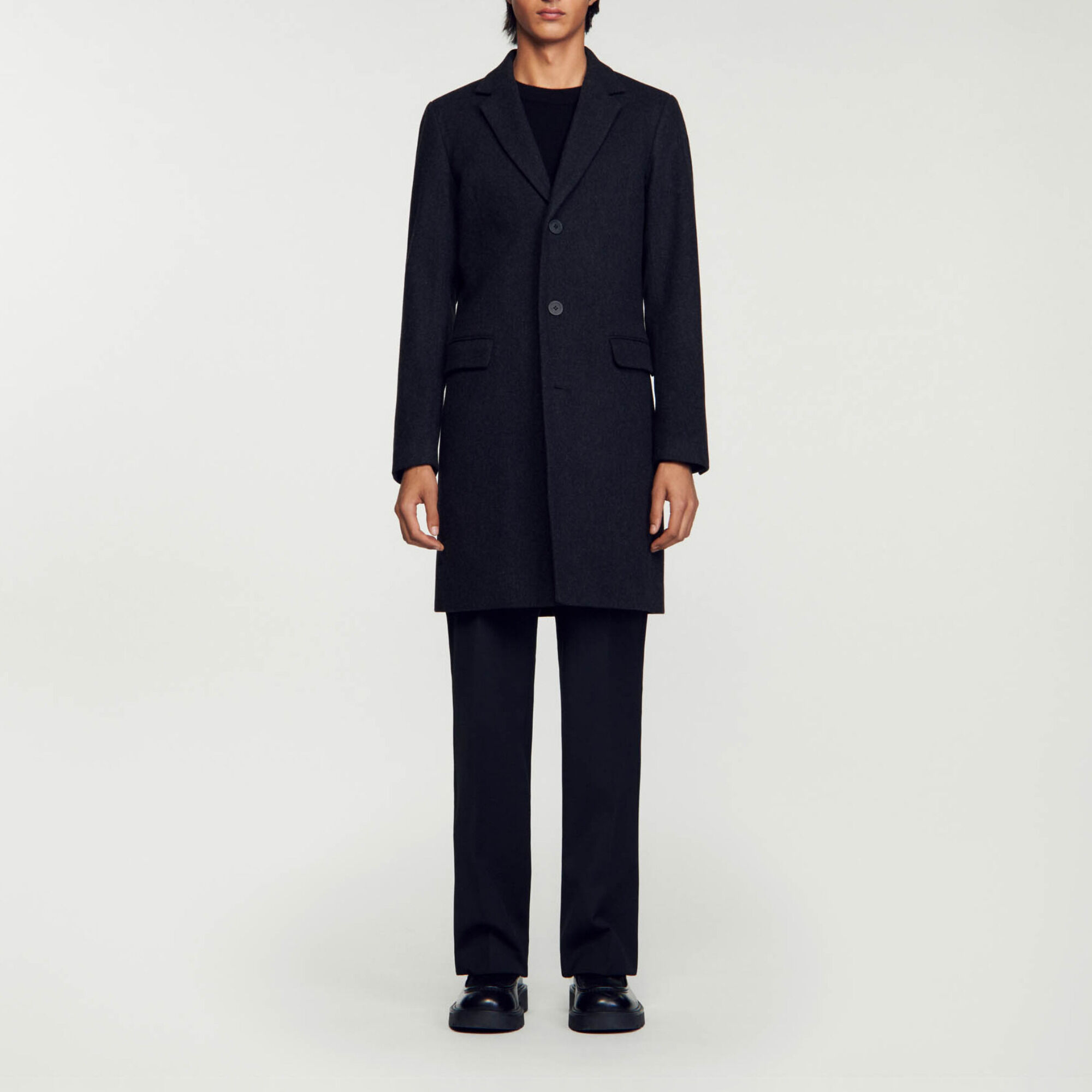 Broadcloth wool coat