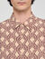 Loose-fit rope print shirt