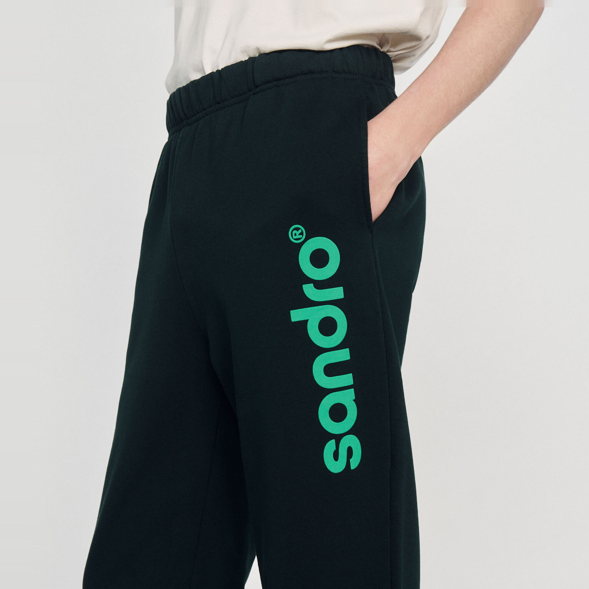 Oversized logo jogging bottoms