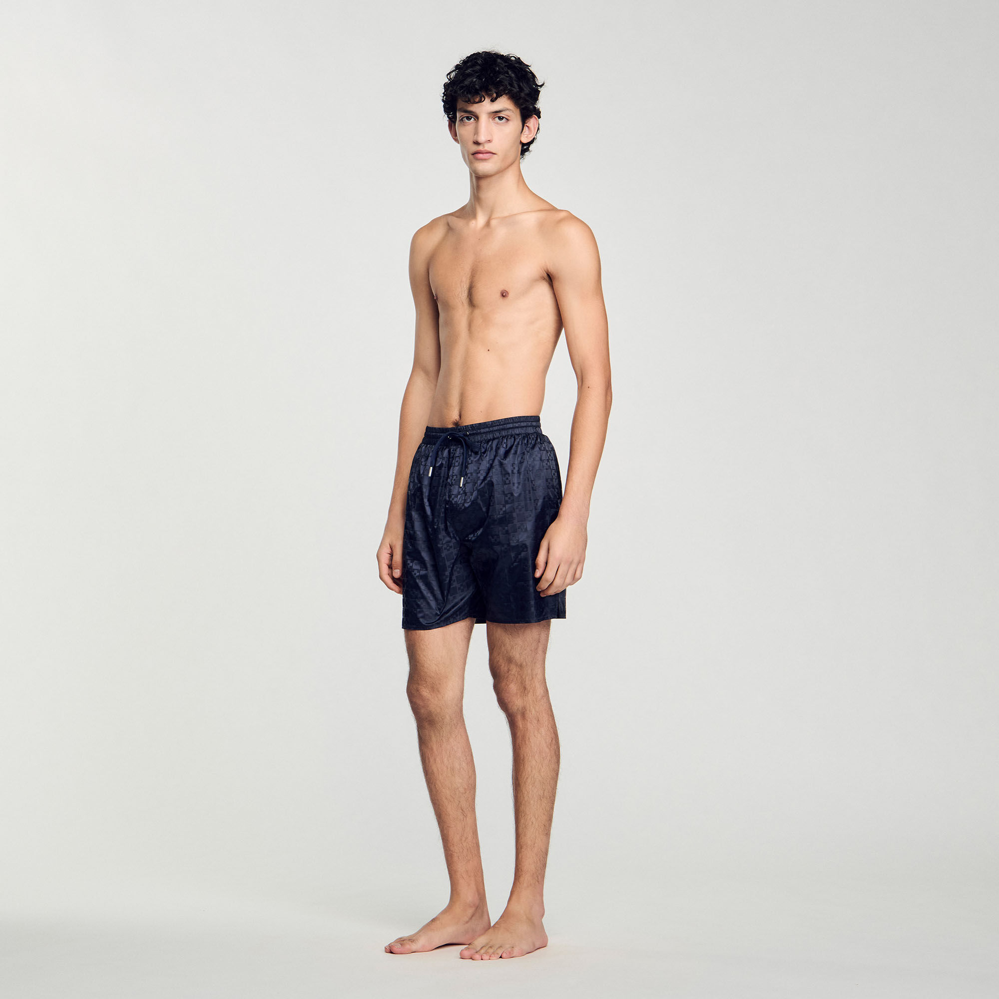 Squarecross swim shorts