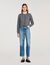 Cardigan with removable ruffle collar