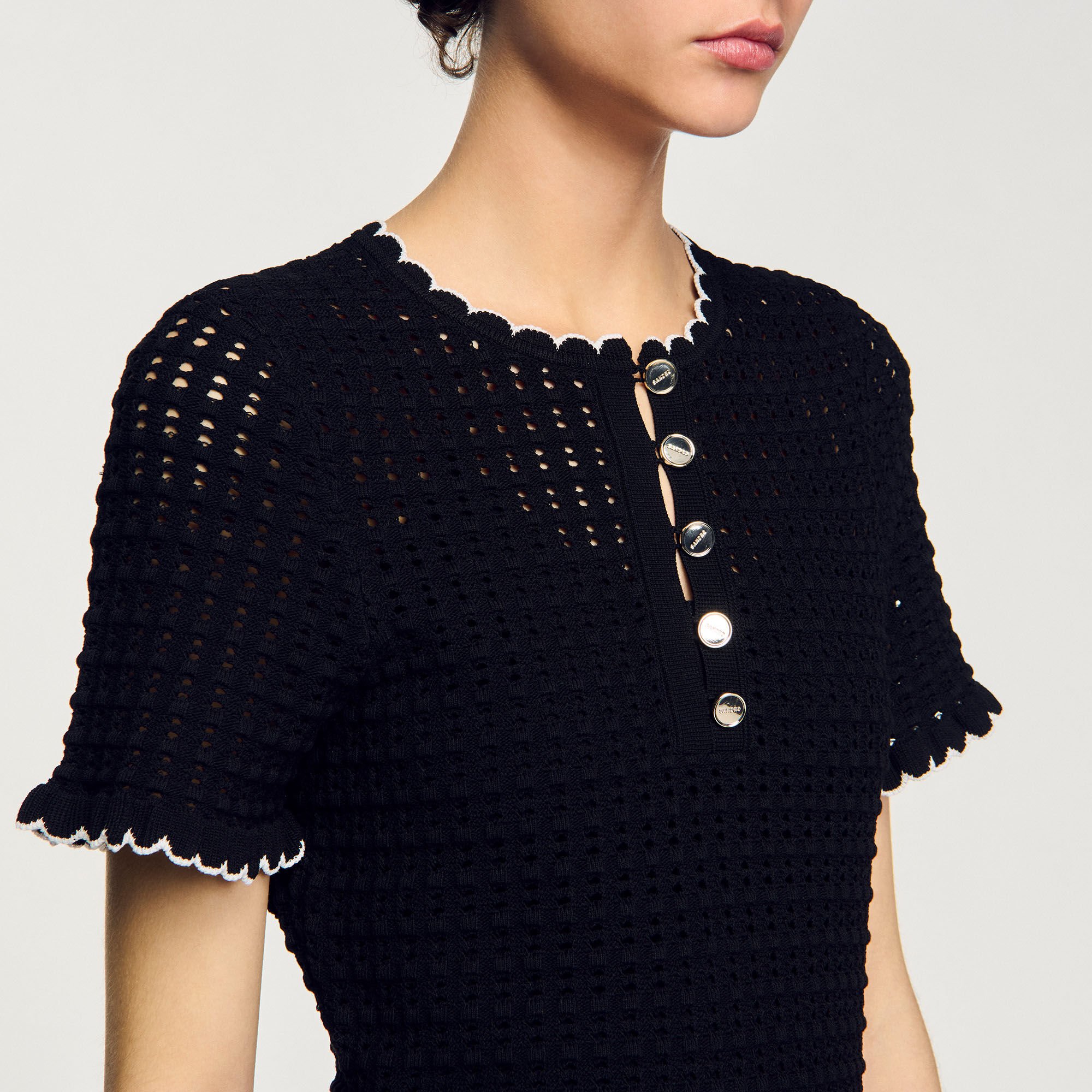 Short knit dress