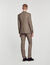 Wool checked suit jacket