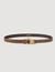 Suede leather belt