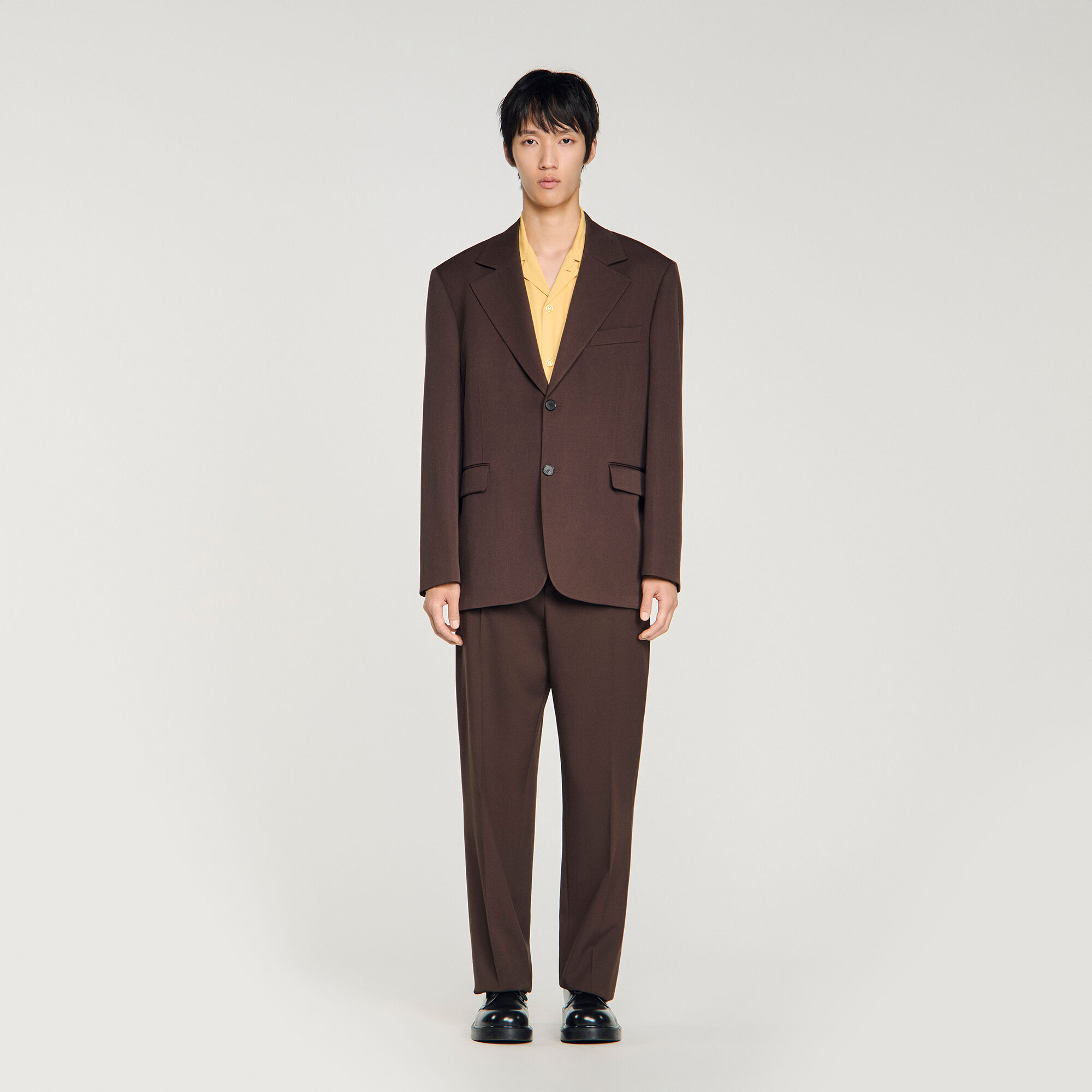 Oversized wool jacket