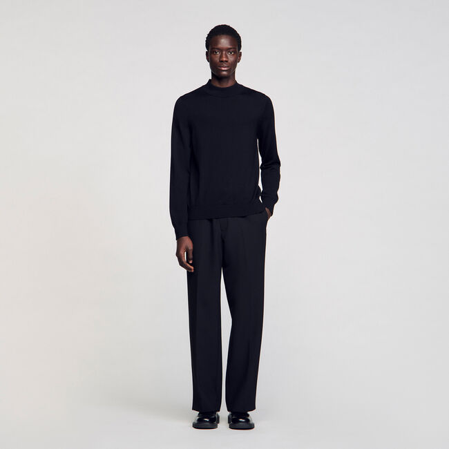 Funnel neck sweater