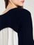 Cropped cashmere and wool jumper