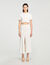 Pointelle knit maxi skirt