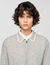 Cardigan with beaded collar