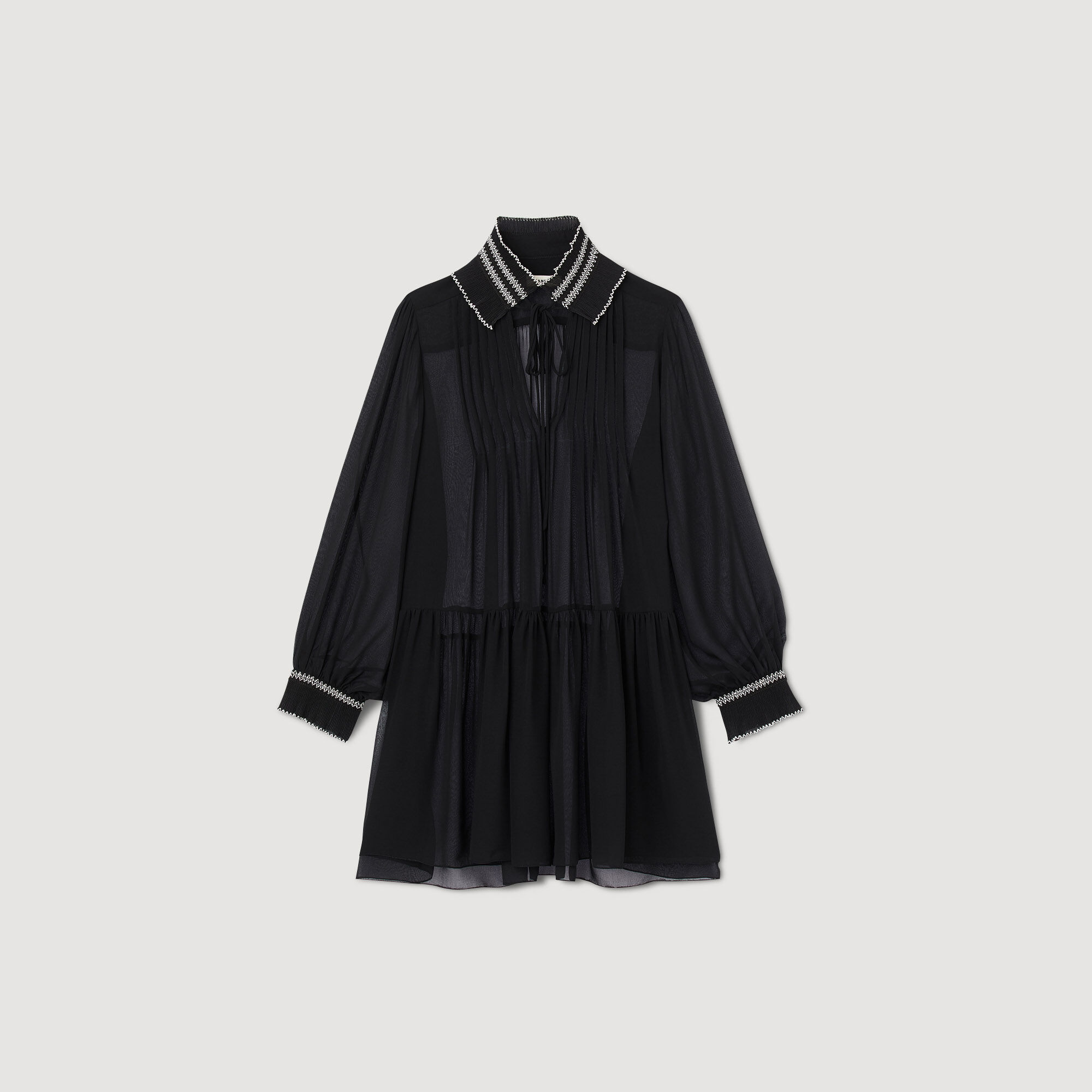 Billowy chiffon dress