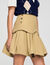 Short ruffled skirt