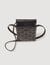 S monogram-embossed small leather bag