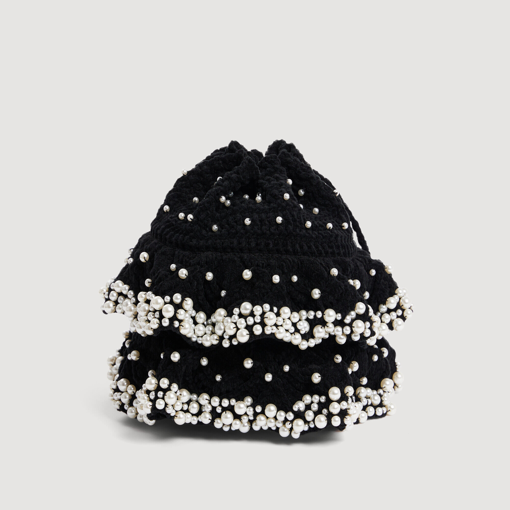 Beaded knit bag - Women | Sandro