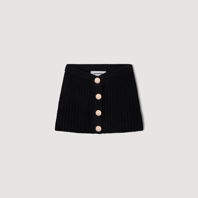 Standing collar with buttons - Women | Sandro