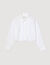 Cropped shirt with bow details