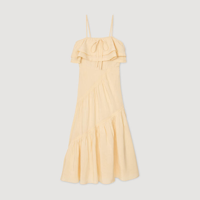 Ruffled maxi dress