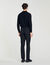 Elasticated straight-leg trousers