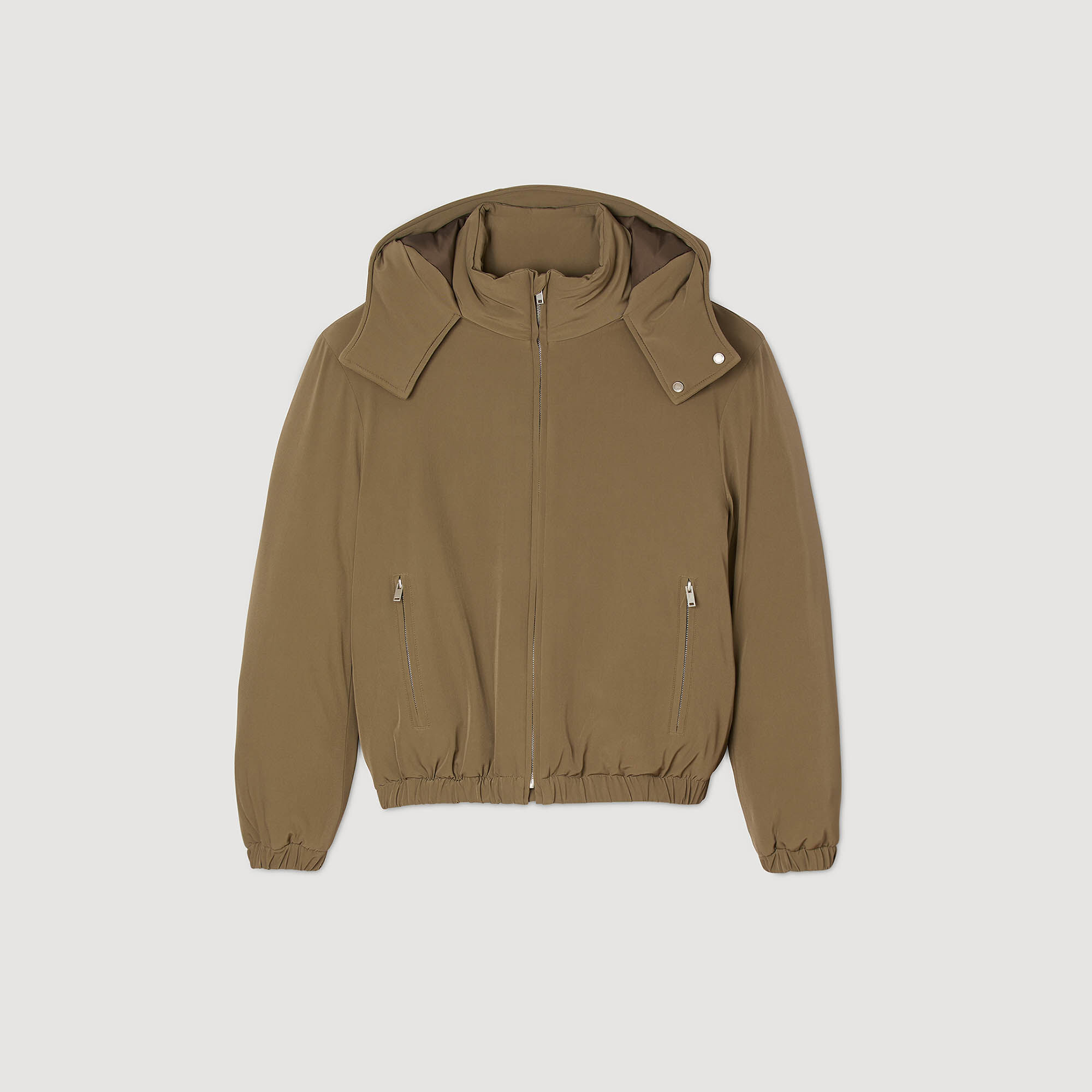 Puffer jacket with hood