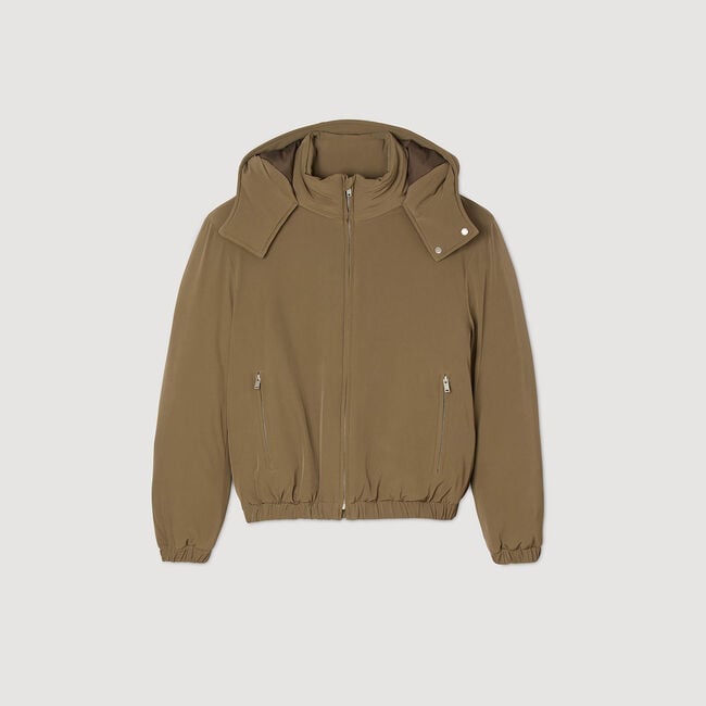 Puffer jacket with hood