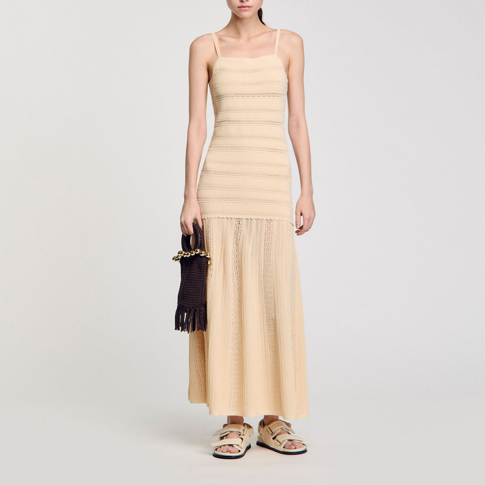 Knit maxi dress