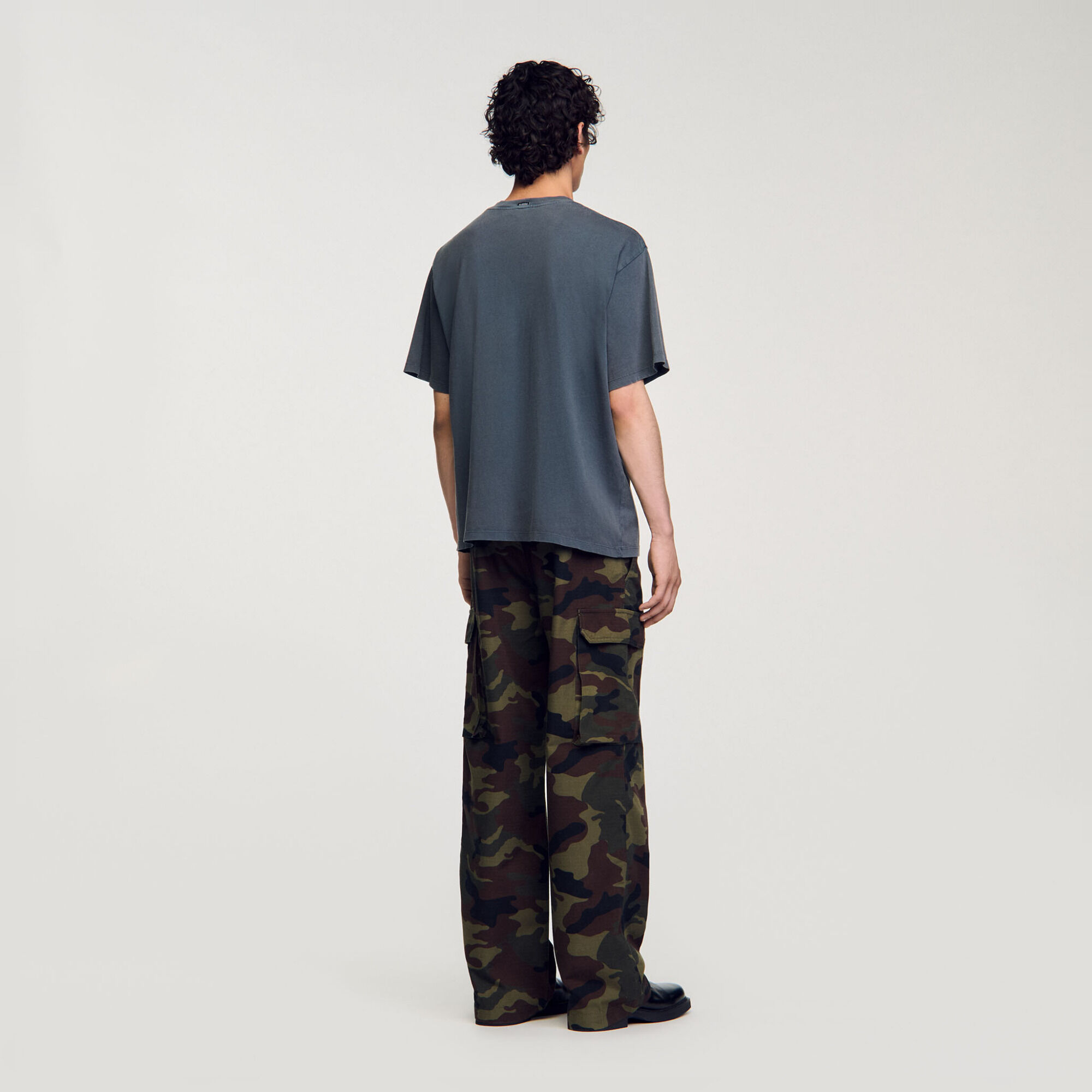 Faded-effect T-shirt