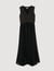 Pleated maxi dress