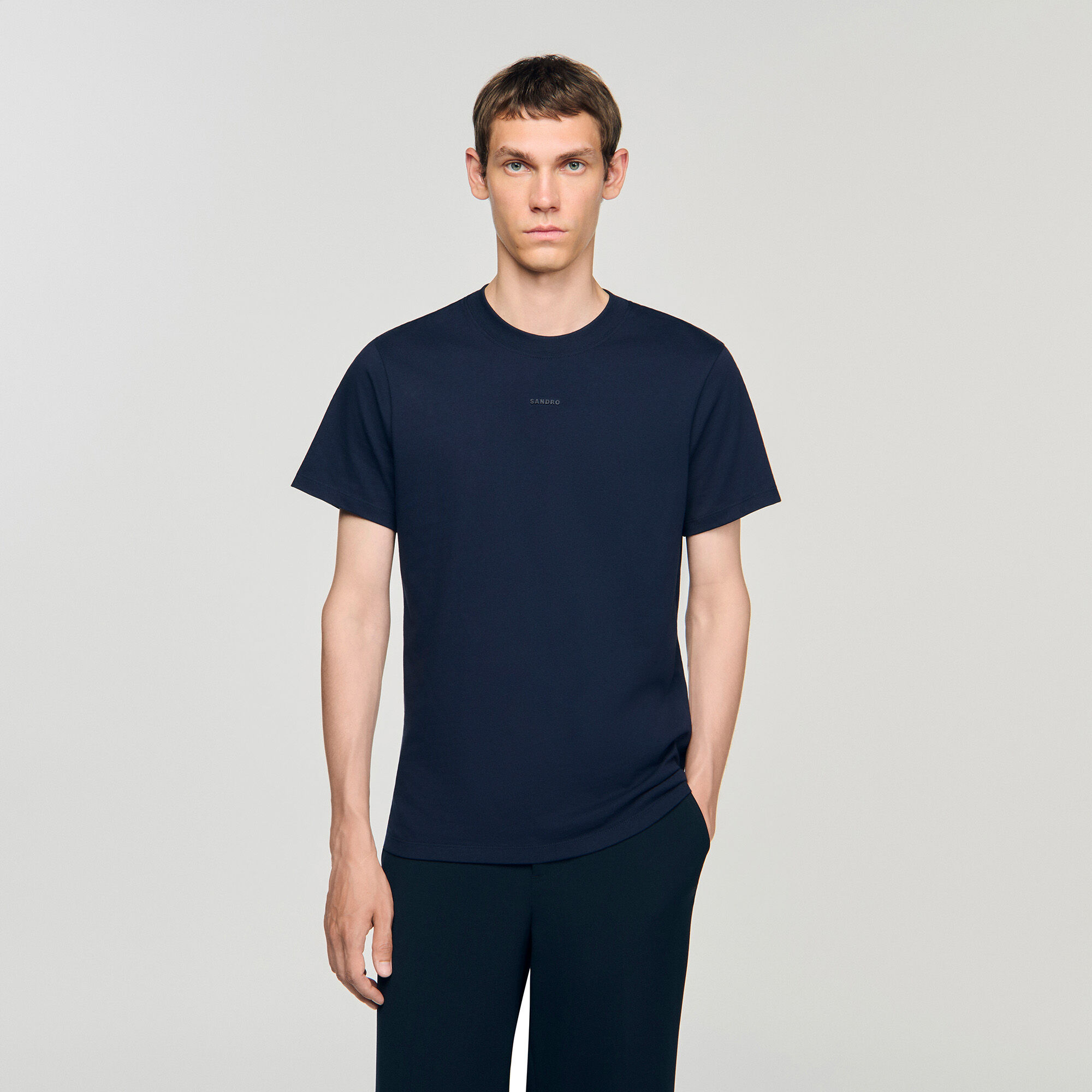 Cotton T-shirt with logo