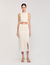 Long skirt with crochet detailing