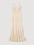 Maxi dress with straps
