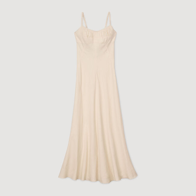 Maxi dress with straps