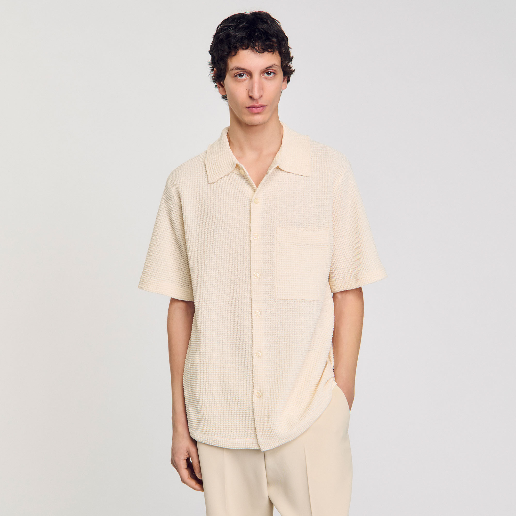 Waffled shirt