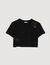 Floral embroidery T-shirt