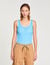 Ribbed vest top