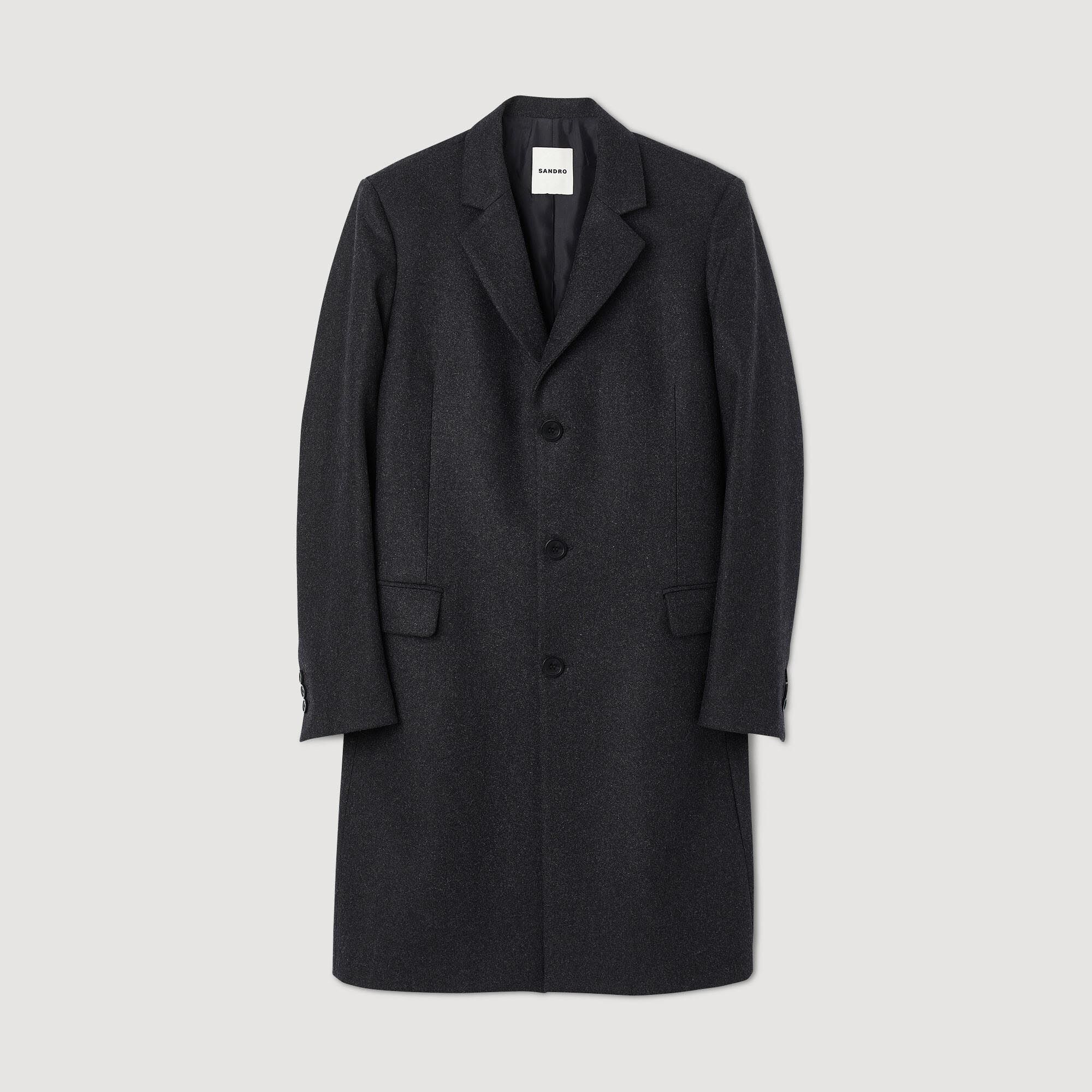 Broadcloth wool coat