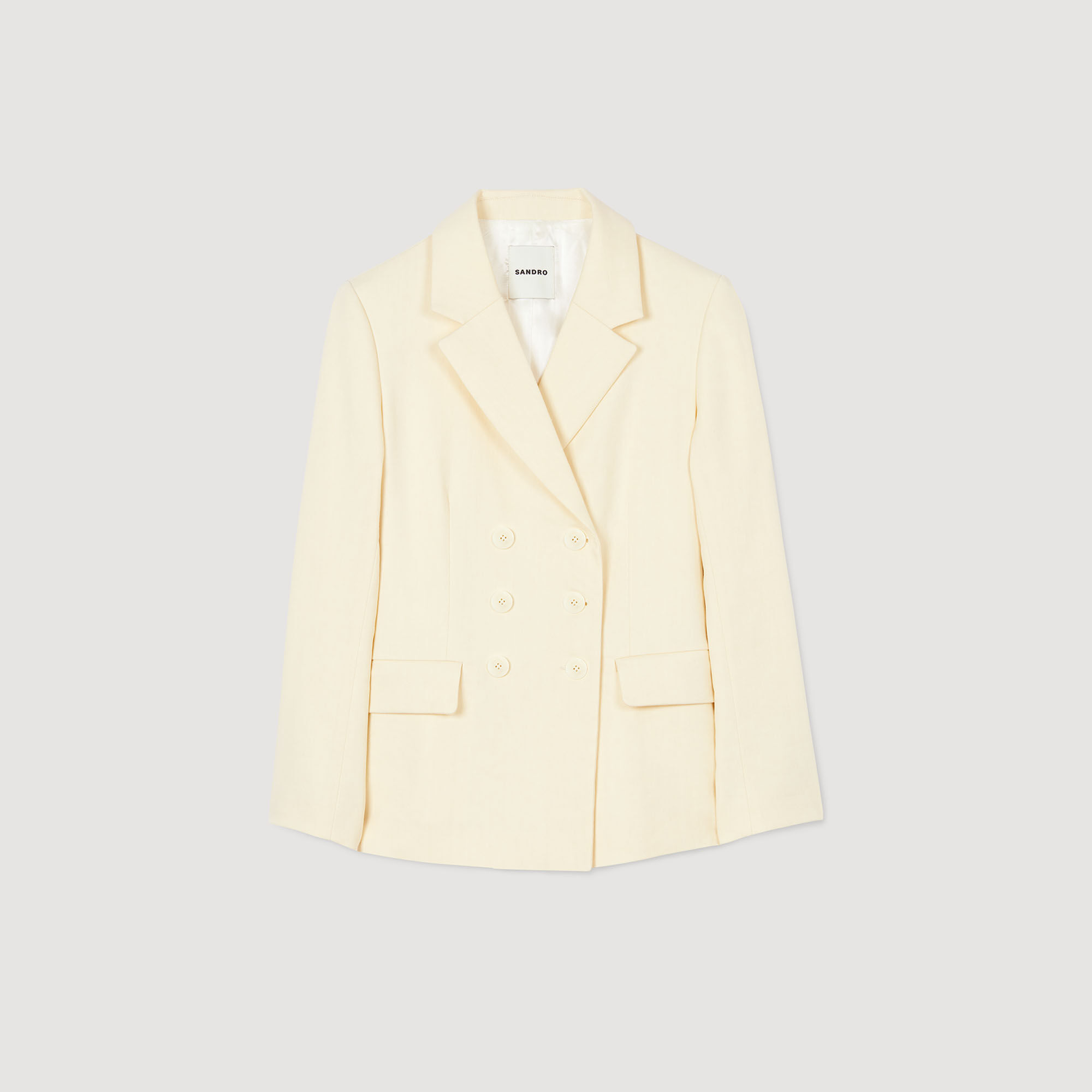 Double-breasted suit jacket