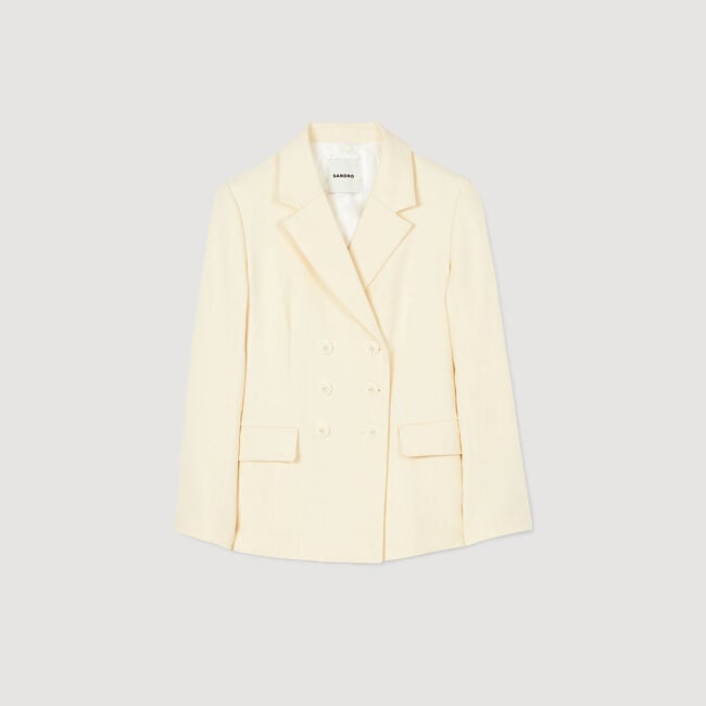 Double-breasted suit jacket