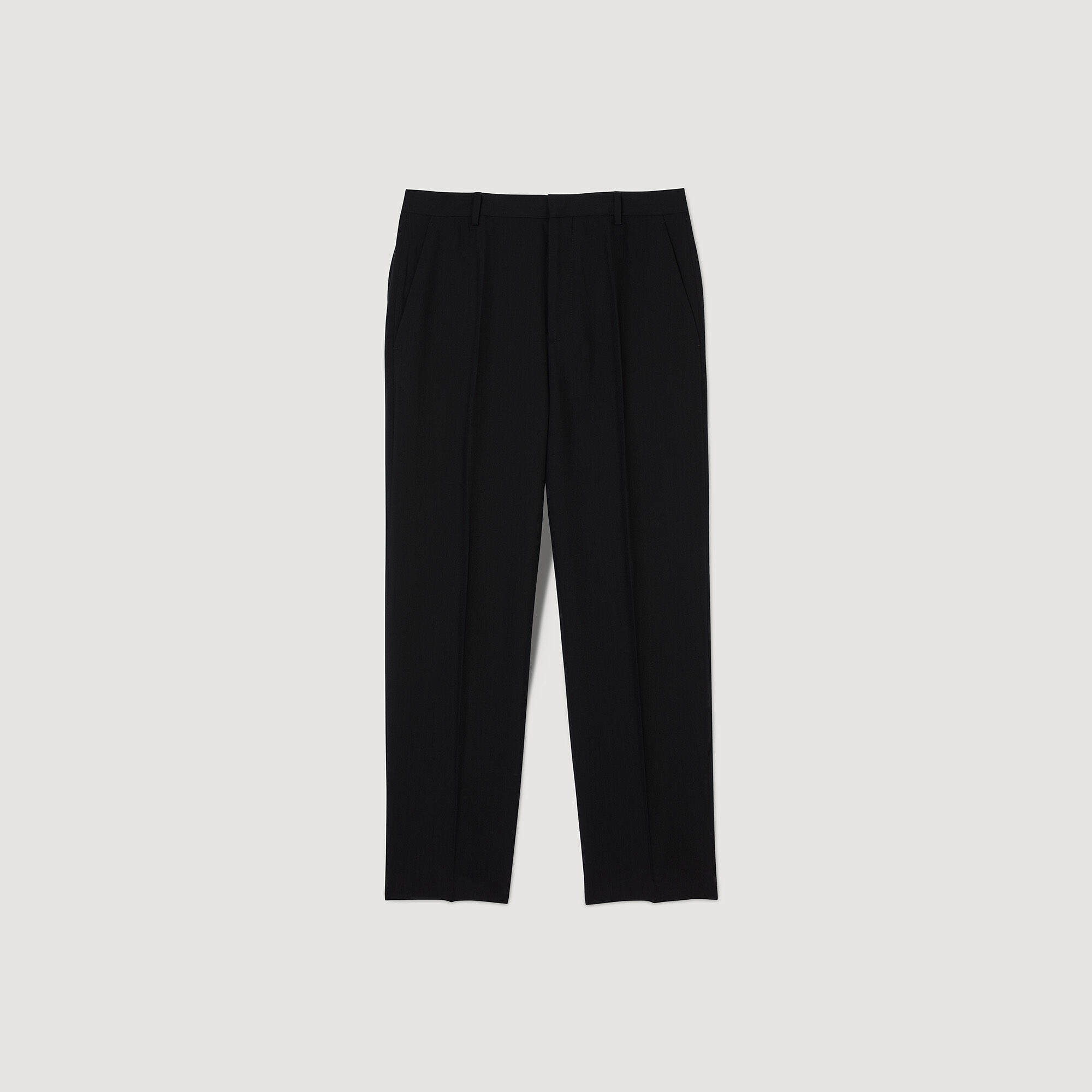 Wool suit trousers