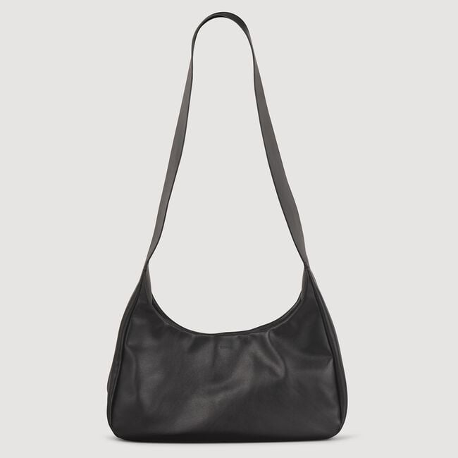 Leather shoulder bag