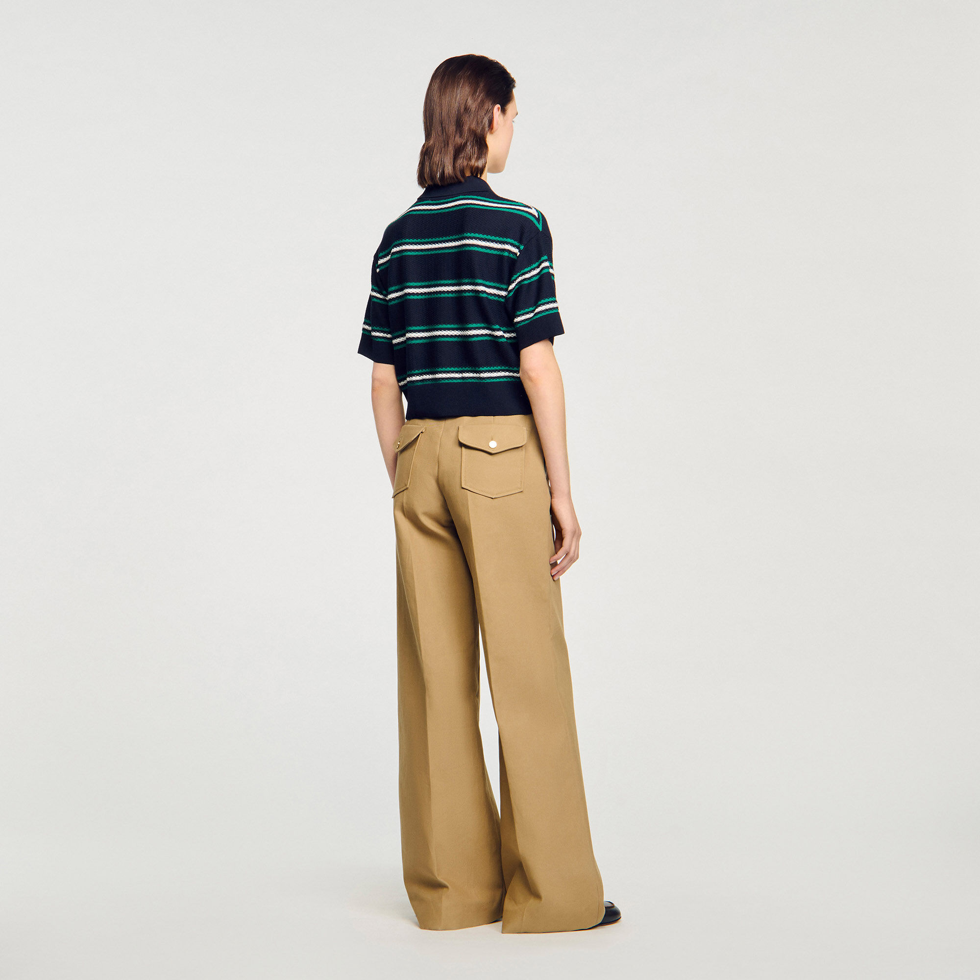 Polo-neck jumper