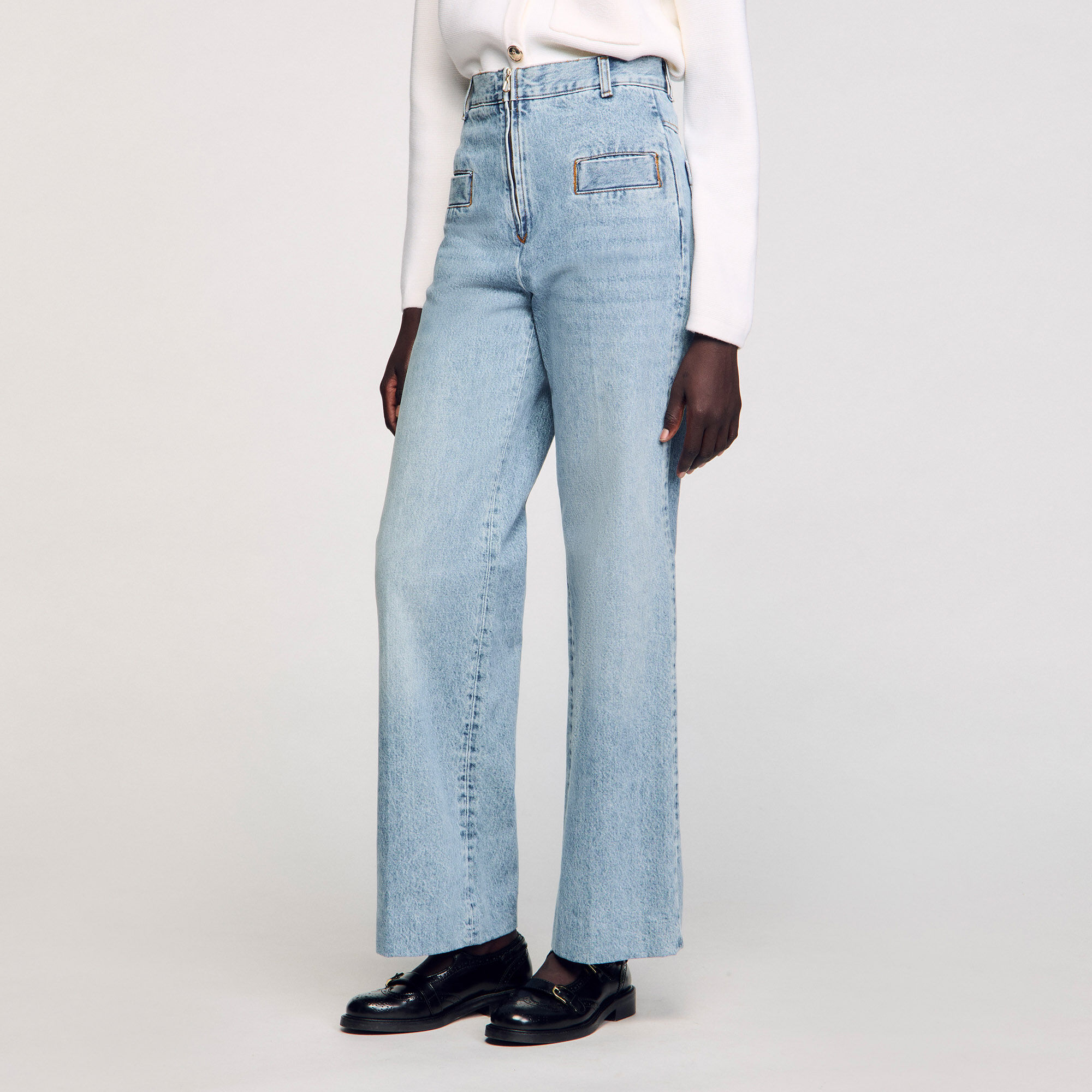 Wide-leg jeans