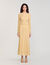 Pointelle knit maxi skirt