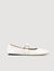 Shiny leather ballet flats