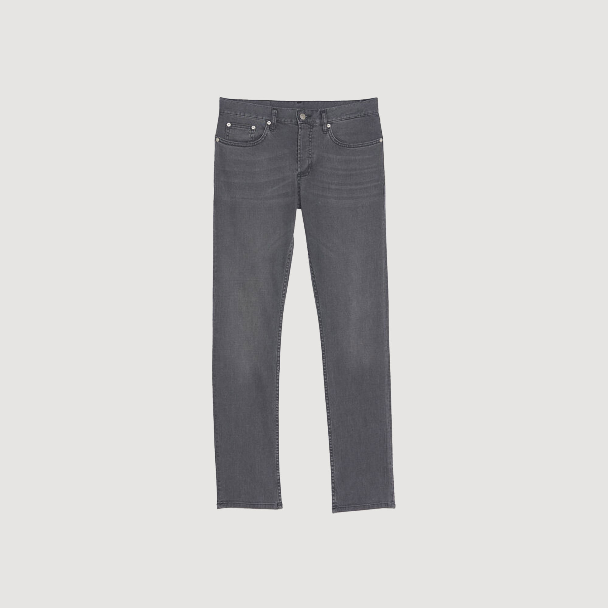 Washed grey jeans