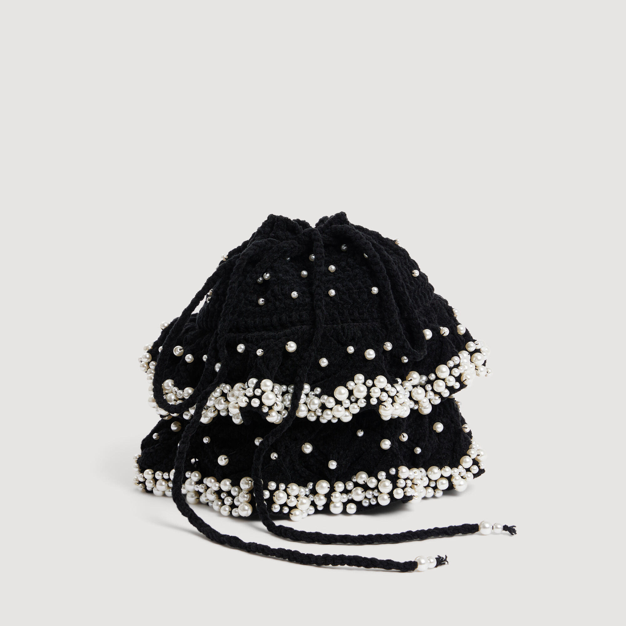 Beaded knit bag - Women | Sandro