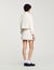 Peter Pan collar cropped jacket