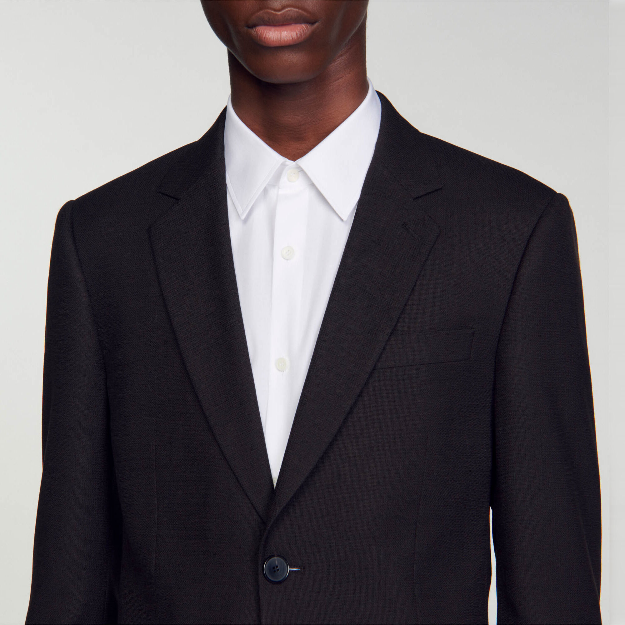 Wool suit jacket